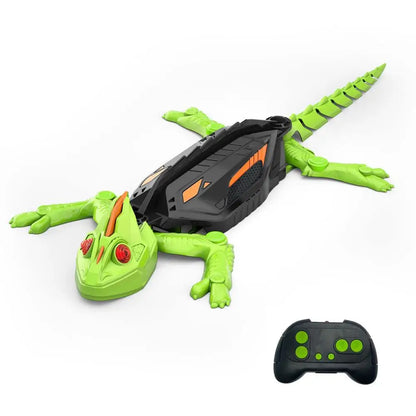 Realistic Biomimetic RC Wall Climbing Lizard Robot Toy, Remote Control Gecko That Climbs Glass & Smooth Walls Christmas decor