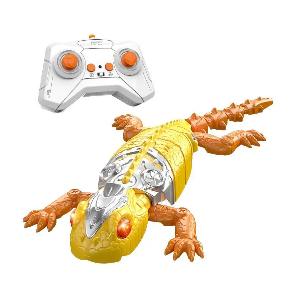 Realistic Biomimetic RC Wall Climbing Lizard Robot Toy, Remote Control Gecko That Climbs Glass & Smooth Walls Christmas decor